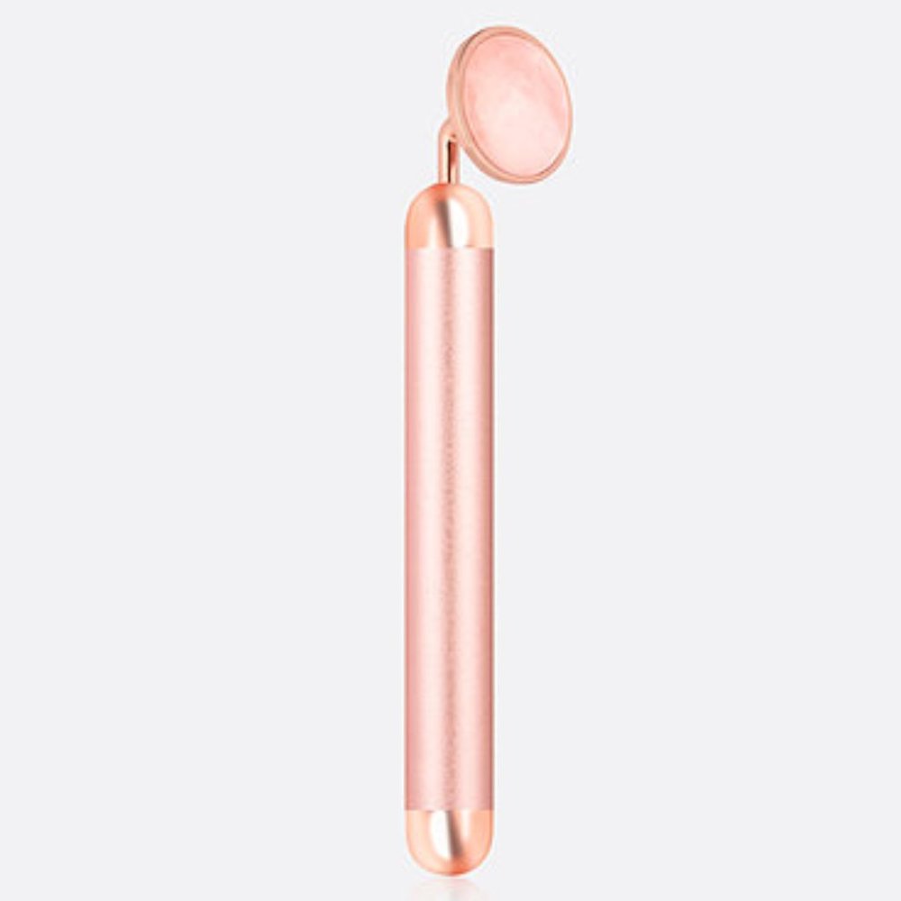 Luxe  Willow Rose Quartz Vibrating Face Massager